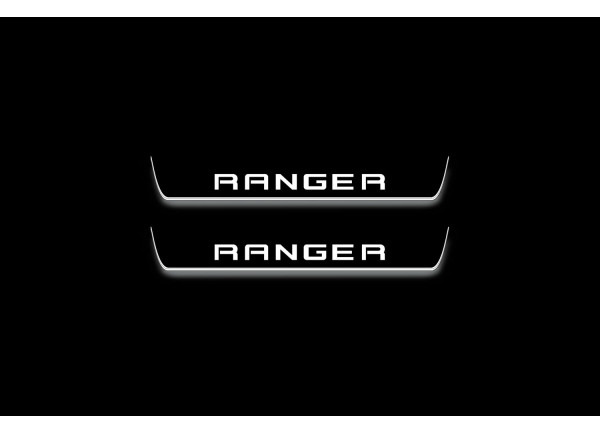 Led door sills Ford Ranger IV 2018-2022 (rear doors) Led door sills Ford Ranger IV 2018-2022 (rear doors)