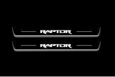 Led door sills Ford Ranger IV 2018-2022 with logo Raptor (front doors) Led door sills Ford Ranger IV 2018-2022 with logo Raptor (front doors)