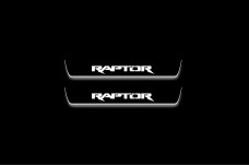 Led door sills Ford Ranger IV 2018-2022 with logo Raptor (rear doors) Led door sills Ford Ranger IV 2018-2022 with logo Raptor (rear doors)