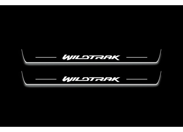 Led door sills Ford Ranger IV 2018-2022 with logo WildTrak (front doors) Led door sills Ford Ranger IV 2018-2022 with logo WildTrak (front doors)