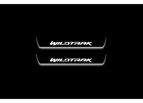Led door sills Ford Ranger IV 2018-2022 with logo WildTrak (rear doors) Led door sills Ford Ranger IV 2018-2022 with logo WildTrak (rear doors)