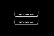 Led door sills Geely Atlas pro 2022+ (rear doors)