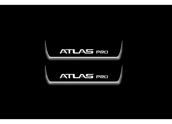 Led door sills Geely Atlas pro 2022+ (rear doors)