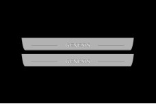 Led door sills Genesis G80 I 2016-2020 (front doors)