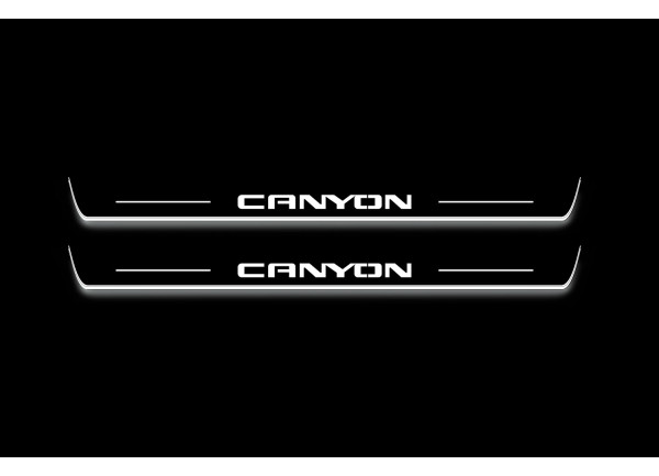 Led door sills GMC Canyon II 2014-2022 (front doors) Led door sills GMC Canyon II 2014-2022 (front doors)