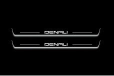 Led door sills GMC Canyon II 2014-2022 with logo Denali (front doors) Led door sills GMC Canyon II 2014-2022 with logo Denali (front doors)