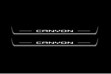 Led door sills GMC Canyon III 2022+ (front doors)