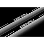 Led door sills GMC Sierra V 2018+ with logo Denali (rear doors)