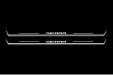 Led door sills GMC Sierra V 2018+ (front doors)