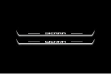 Led door sills GMC Sierra V 2018+ (rear doors)