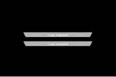 Led door sills GMC Sierra V 2018+ (rear doors)