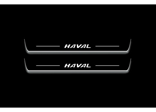 Led door sills Haval Big Dog 2020+ (front doors)