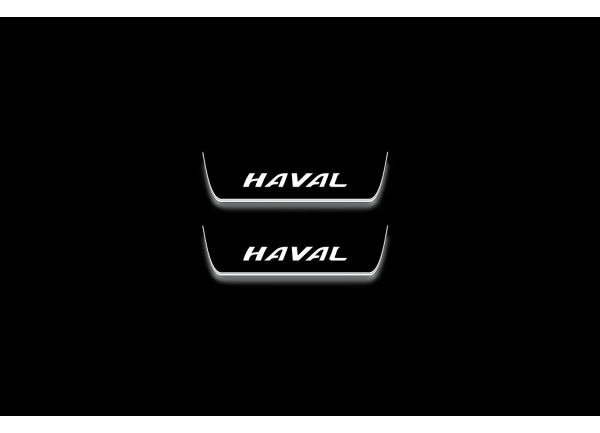 Led door sills Haval Big Dog 2020+ (rear doors)