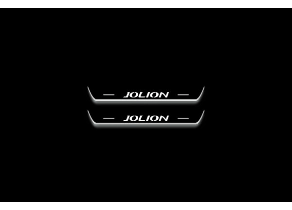 Led door sills Haval Jolion 2020+ (rear doors)