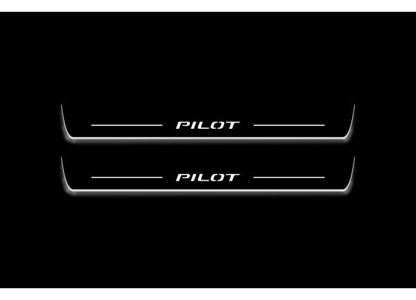 Led door sills Honda Pilot III 2016-2023 (front doors)