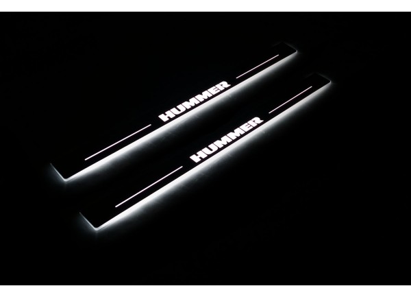 Led door sills Hummer H2 2002-2009 (front doors)