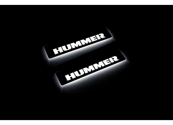 Led door sills Hummer H2 2002-2009 (rear doors)