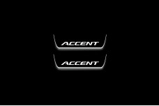 Led door sills Hyundai Accent 2011-2017 (rear doors) Led door sills Hyundai Accent 2011-2017 (rear doors)