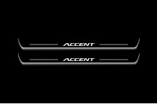 Led door sills Hyundai Accent 2017+ (front doors)