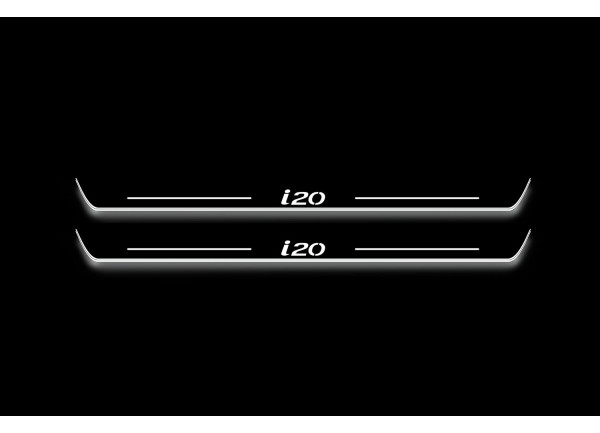 Led door sills Hyundai i20 I 2009-2014 (front doors)