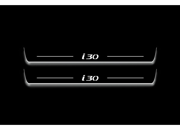 Led door sills Hyundai i30 II 2012-2017 (front doors) Led door sills Hyundai i30 II 2012-2017 (front doors)