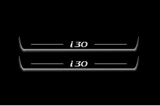 Led door sills Hyundai i30 III 2017+ (front doors)