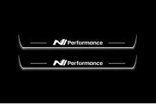 Led door sills Hyundai i30 III 2017+ with logo N Line Performance (front doors)