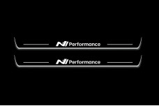 Led door sills Hyundai Ioniq 5 2021+ with logo N Line Performance (front doors)