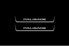 Led door sills Hyundai Palisade 2020+ (rear doors)
