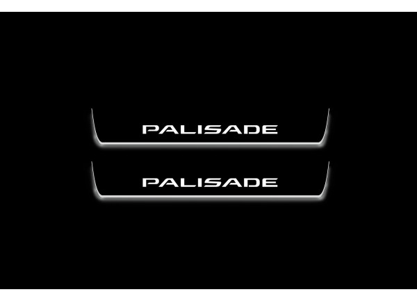 Led door sills Hyundai Palisade 2020+ (rear doors) Led door sills Hyundai Palisade 2020+ (rear doors)