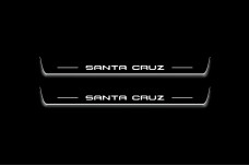 Led door sills Hyundai Santa Cruz 2021+ (front doors)