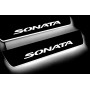Led door sills Hyundai Sonata VII (LF) 2014-2019 (rear doors)