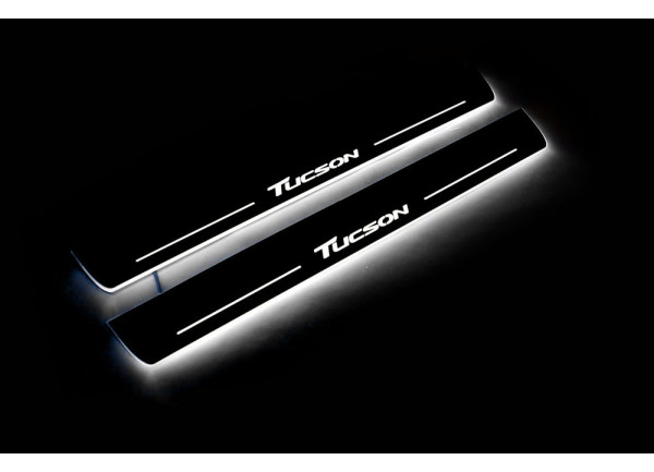 Led door sills Hyundai Tucson II 2015-2020 (front doors)