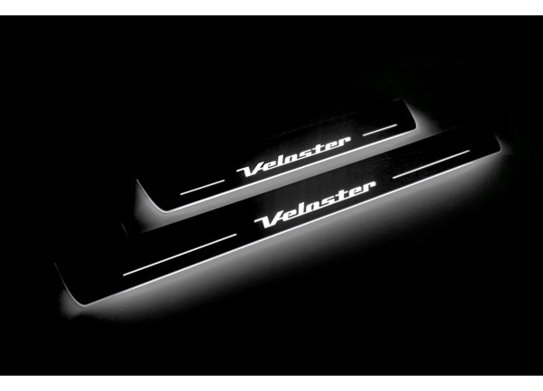 Led door sills Hyundai Veloster I 2011-2017 (front doors)