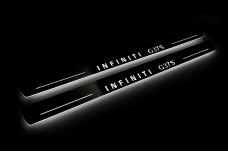 Led door sills Infiniti G coupe 2008-2015 with logo Infiniti G37S