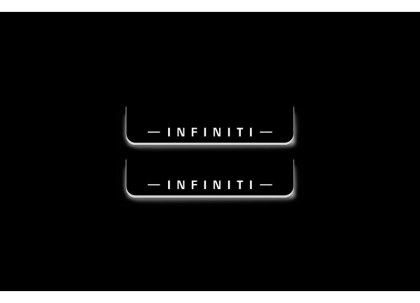 Led door sills Infiniti QX80 2013+ (rear doors)