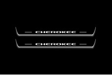Led door sills Jeep Cherokee KL 2014+ (front doors)