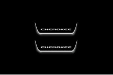 Led door sills Jeep Cherokee KL 2014+ (rear doors)