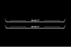 Led door sills Jeep Grand Cherokee III 2005-2010 with logo SRT (front doors)