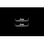 Led door sills Jeep Grand Cherokee IV 2010-2021 with logo Jeep (rear doors)
