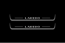 Led door sills Jeep Grand Cherokee IV 2010-2021 with logo Laredo (front doors)