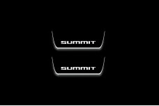 Led door sills Jeep Grand Cherokee IV 2010-2021 with logo SUMMIT (rear doors)