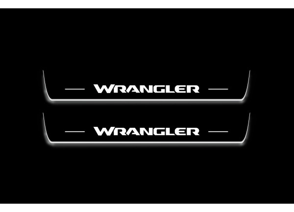 Led door sills Jeep Wrangler JL 2018+ (front doors)