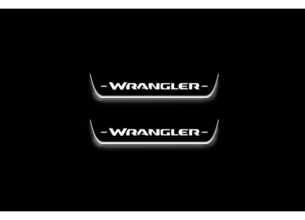 Led door sills Jeep Wrangler JL 2018+ (rear doors) Led door sills Jeep Wrangler JL 2018+ (rear doors)