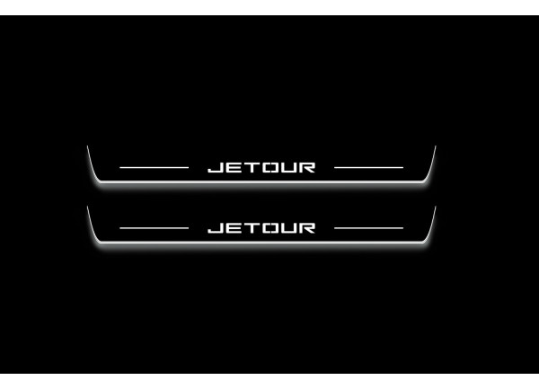 Led door sills Jetour X70 2018+ (front doors)