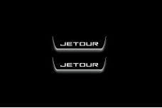 Led door sills Jetour X70 2018+ (rear doors)