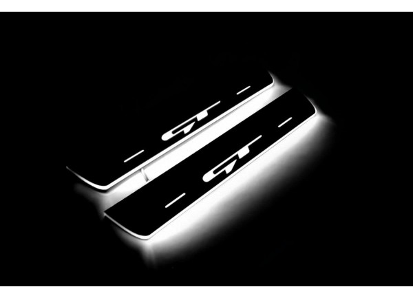 Led door sills KIA ProCeed III 2018+ with logo GT (rear doors)