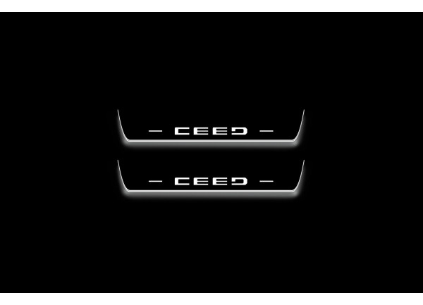 Led door sills KIA Ceed III 2018+ (rear doors)