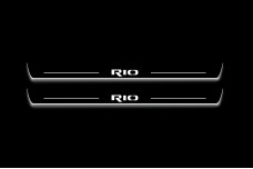 Led door sills KIA Rio III 2011-2017 (front doors)