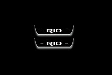 Led door sills KIA Rio III 2011-2017 (rear doors)